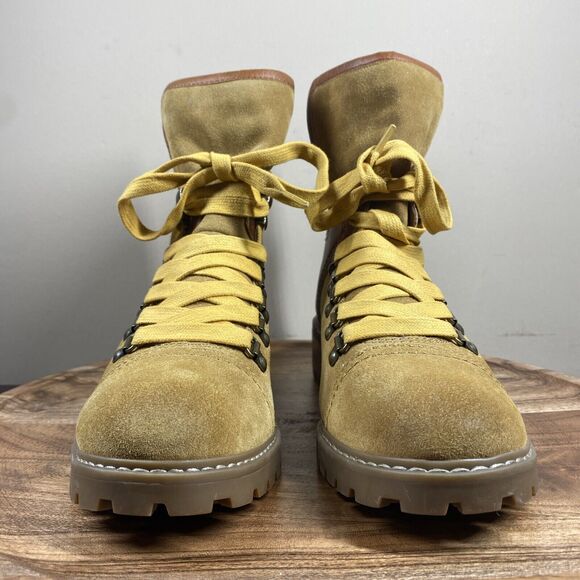 Frye & Co Anise Fold Over Womens Size 10M Brown Leather Hiker Boots - Picture 4 of 8